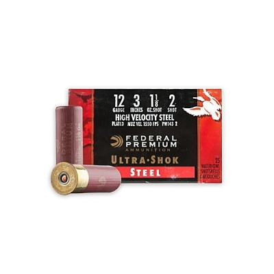 3'' FEDERAL PW143 ULTRA SHOK STEEL MAGNUM C12